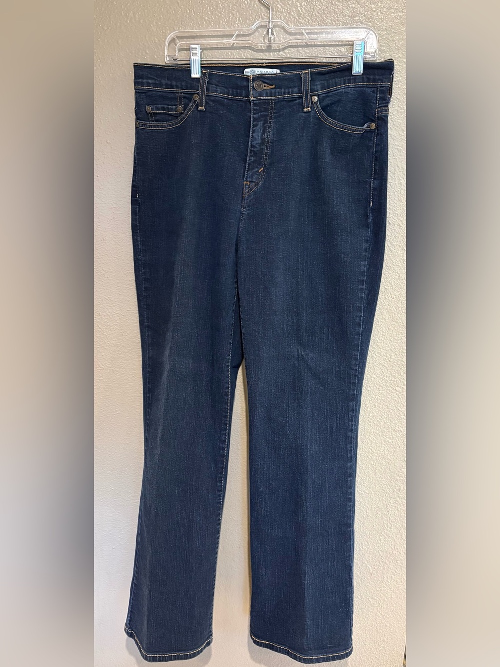 Levi's 512 Women's Dark Blue Boot Cut Jeans Size 14